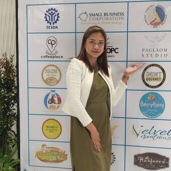 Ruth Maclang at a TESDA event