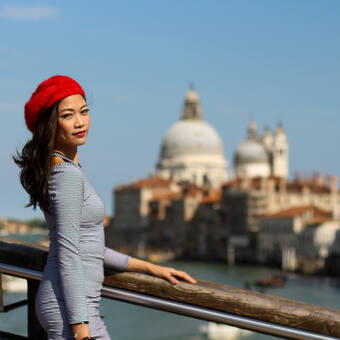 Ruth Maclang in Venice