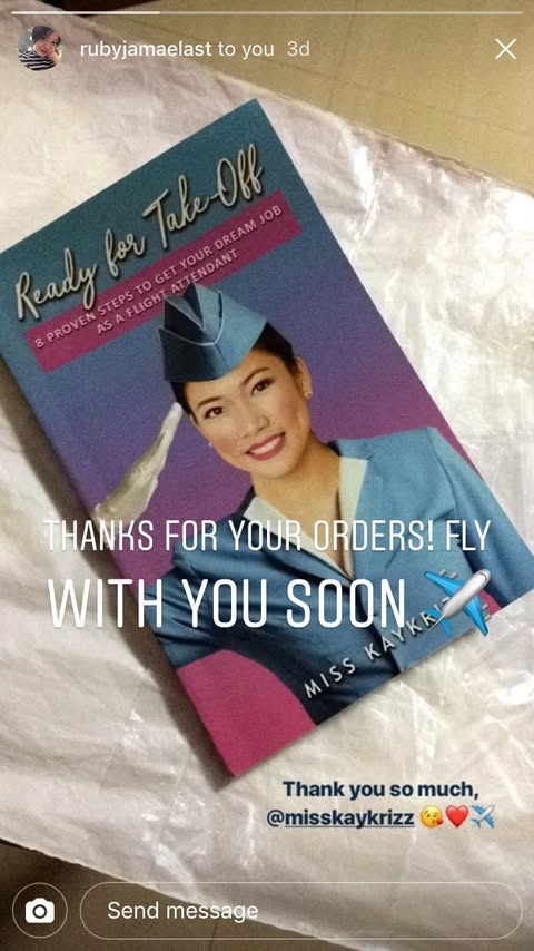 Ready for Take-Off book order thank-you story